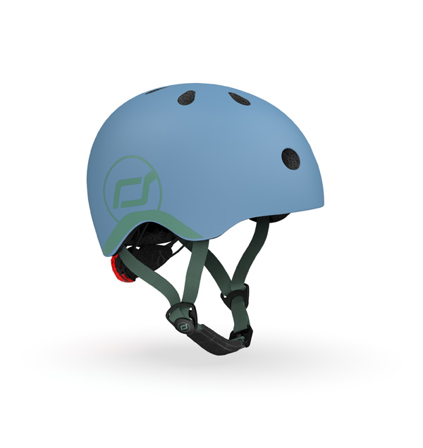 Casca de protectie pentru copii, cu sistem de reglare, Scoot & Ride Steel, XXS-S, 1 an+